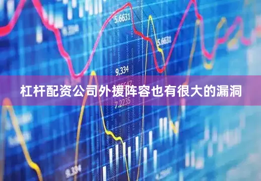 杠杆配资公司外援阵容也有很大的漏洞